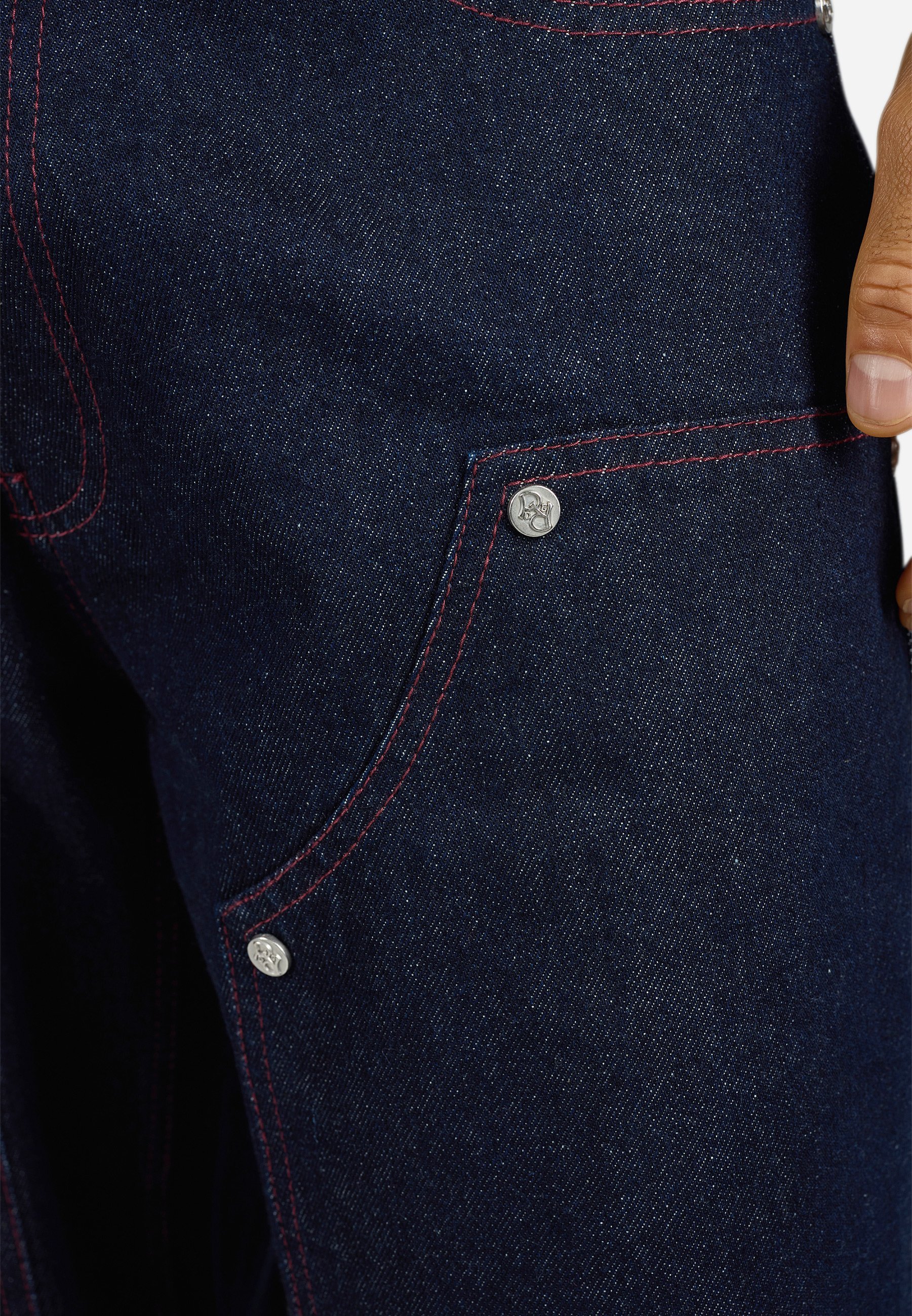 Pegador APEX - Jeans amples - bleu brut foncé
