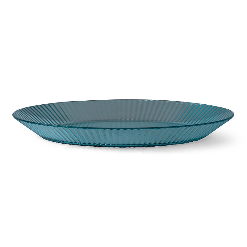 Kökstallrik ø 23 cm, plast blå