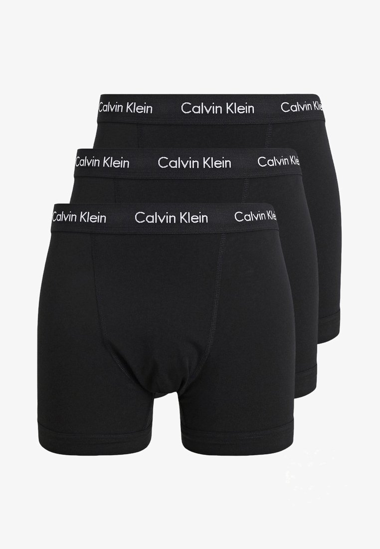 Calvin Klein Underwear TRUNK 3-PACK KATOEN STRETCH - Boxershorts - zwart