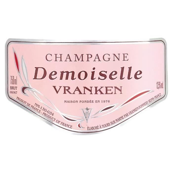 Champagne Vranken Demoiselle Rosé - 75 cl x3