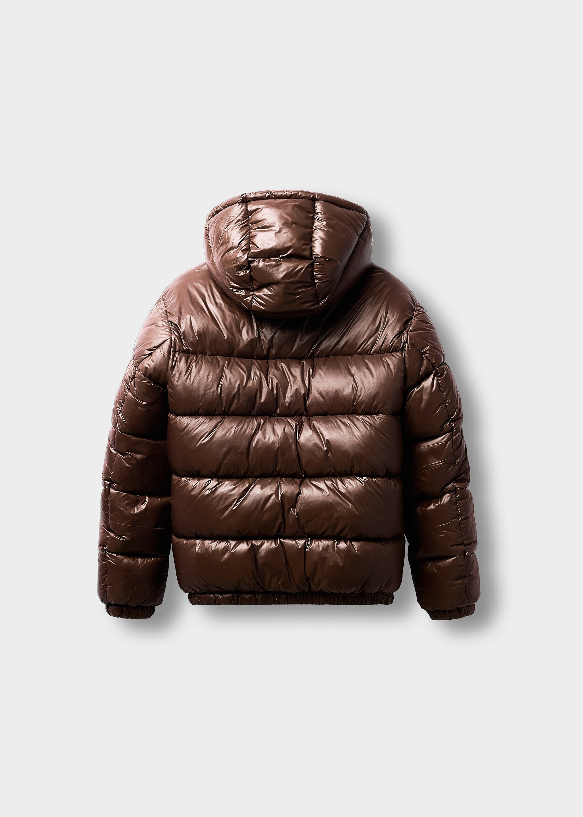 Doudoune brillante Burocs - Veste d'hiver - marron chocolat