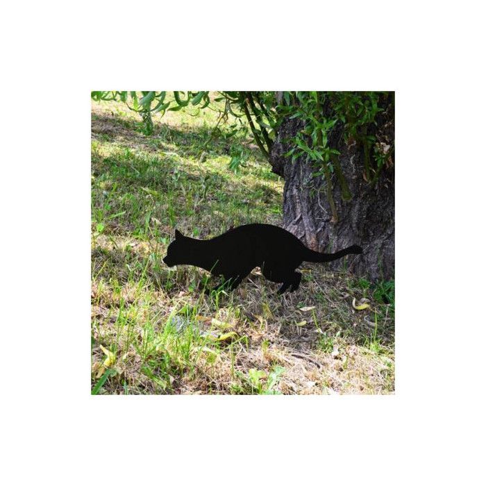 Épouvantail Chat à planter dans le jardin