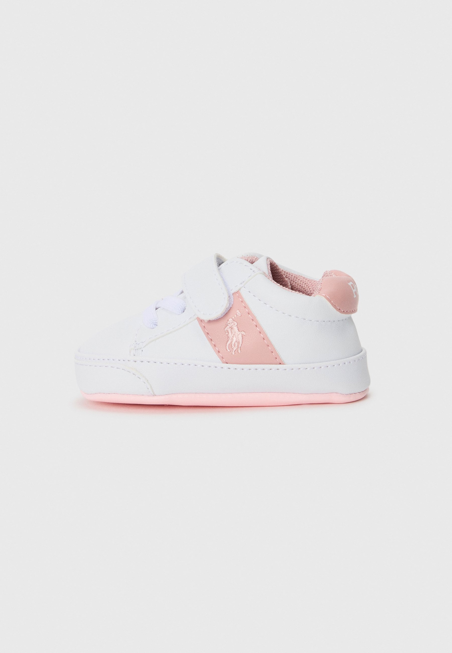Polo Ralph Lauren RYLEY UNISEX - Eerste schoenen - wit/roze