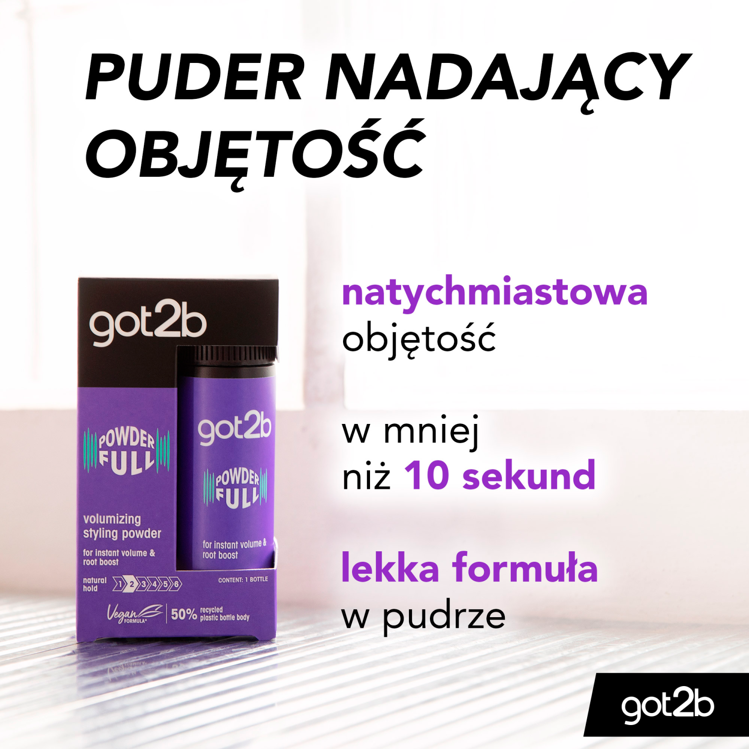 Got2B haarpoeder 10g Powder'ful