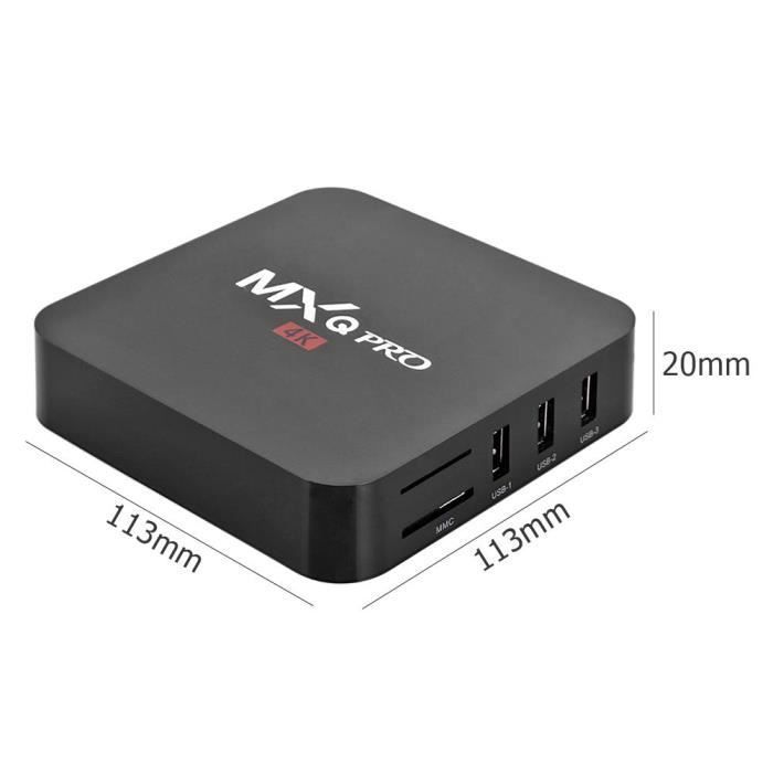 Smart-TV-Box mit Android 7.1 und Miracast HD Multimedia-Decoder