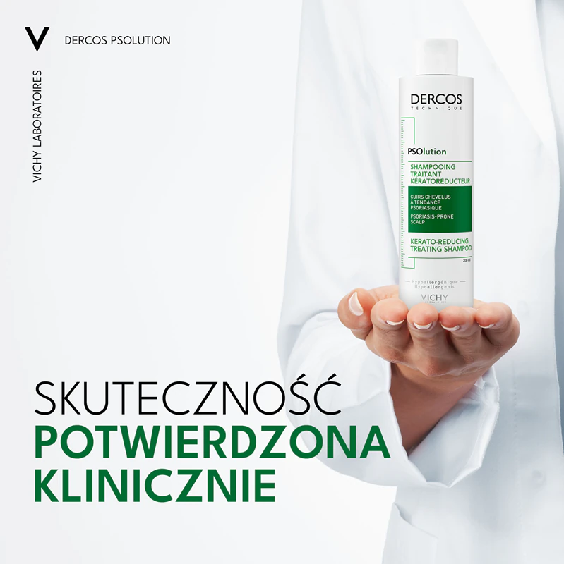 Vichy Dercos PSOlution hypoallergene shampoo voor psoriasis op de hoofdhuid