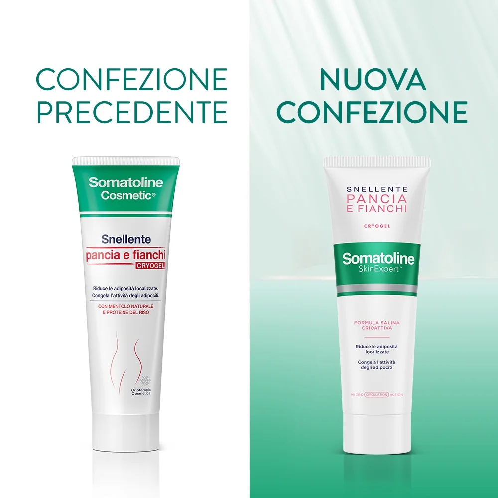 SOMATOLINE Somatoline Cosmetic Cryogel Minceur Ventre Hanches 250 ml Graisse localisée