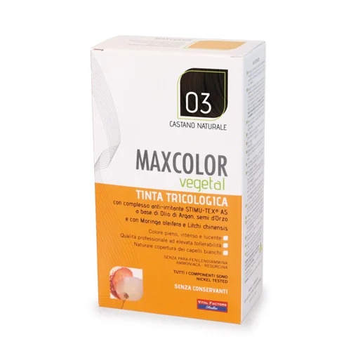 VITAL FACTORS Max Color Vegetal 03 Tinta de Cabelo Castanho Natural 140 ml