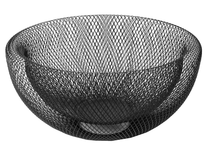Koszyk metalowy Soho 24,5 cm czarny