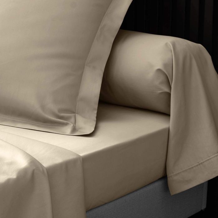 Square pillowcase 63x63 cm - 100% cotton percale - Sand
