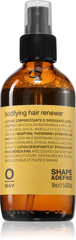 Oway Styling & Finish é um produto de styling para fortalecer os cabelos.