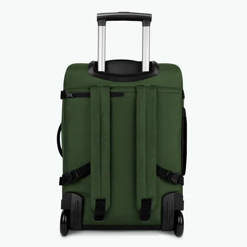 Cabaia Kleiner Coromandel-Weichschalenkoffer mit 2 Rollen, khaki