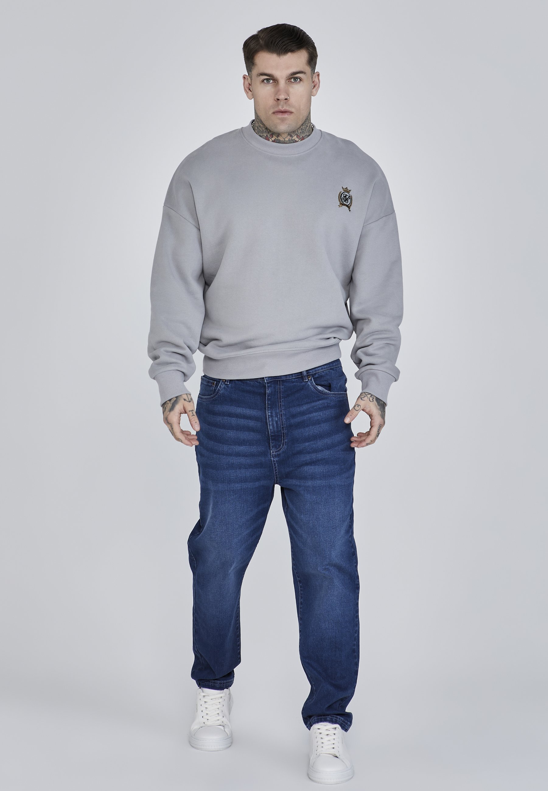 Pull SIKSILK - gris