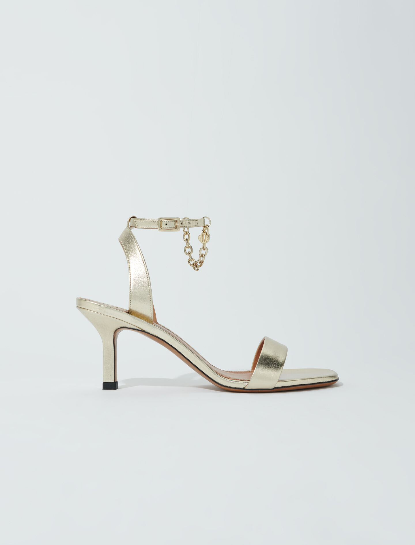 Gouden metallic leren sandalen - Doré Clair