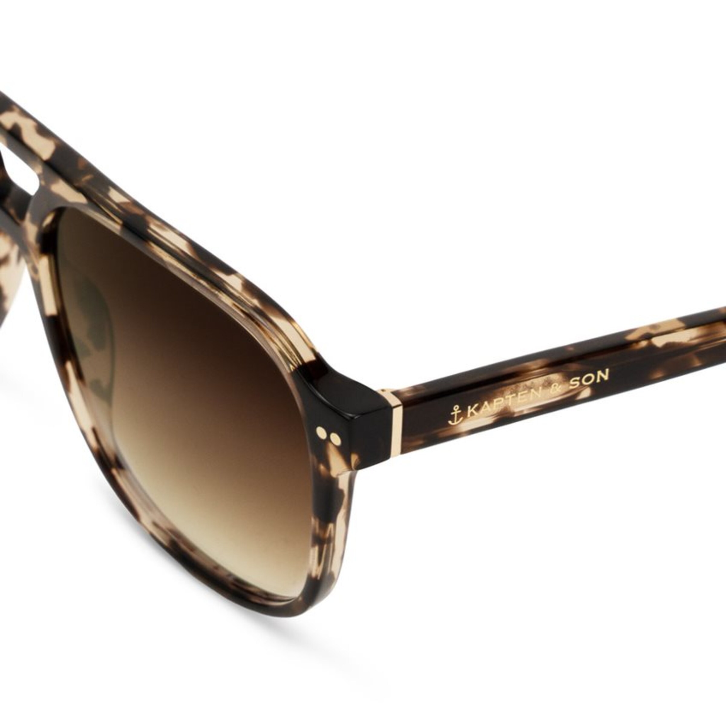 Zurich Oversize Crystal Tortue Brown