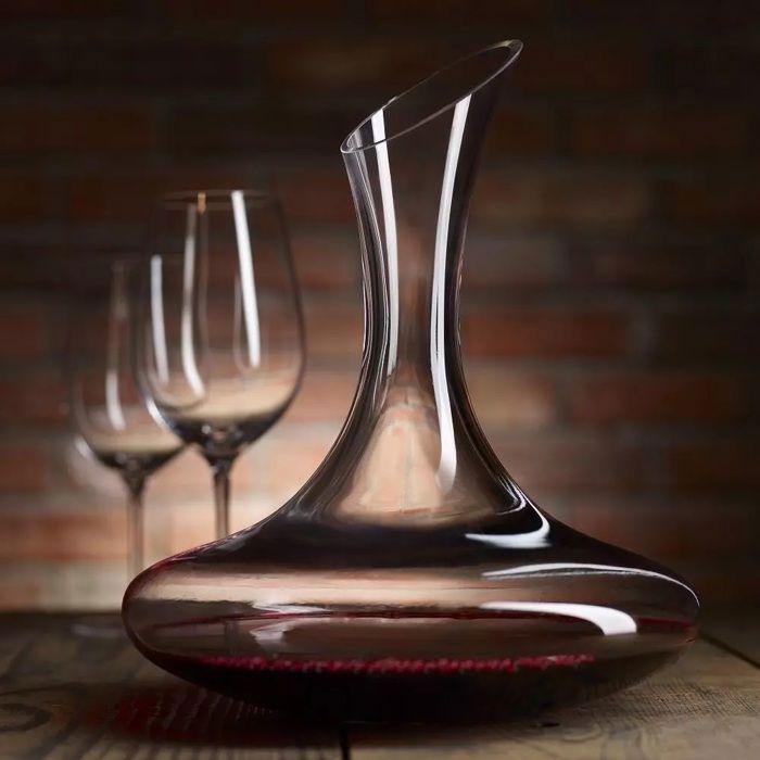 Krosno Carafe à Vin Verre en Cristal - Décanter - 1500 ml - Collection Avant-Garde - Cadeau Homme - Lavable au Lave-Vaisselle