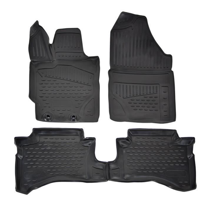 J&J AUTOMOTIVE | Exclusive 3D Rubber Floor Mats for Toyota Yaris (2020 onwards)