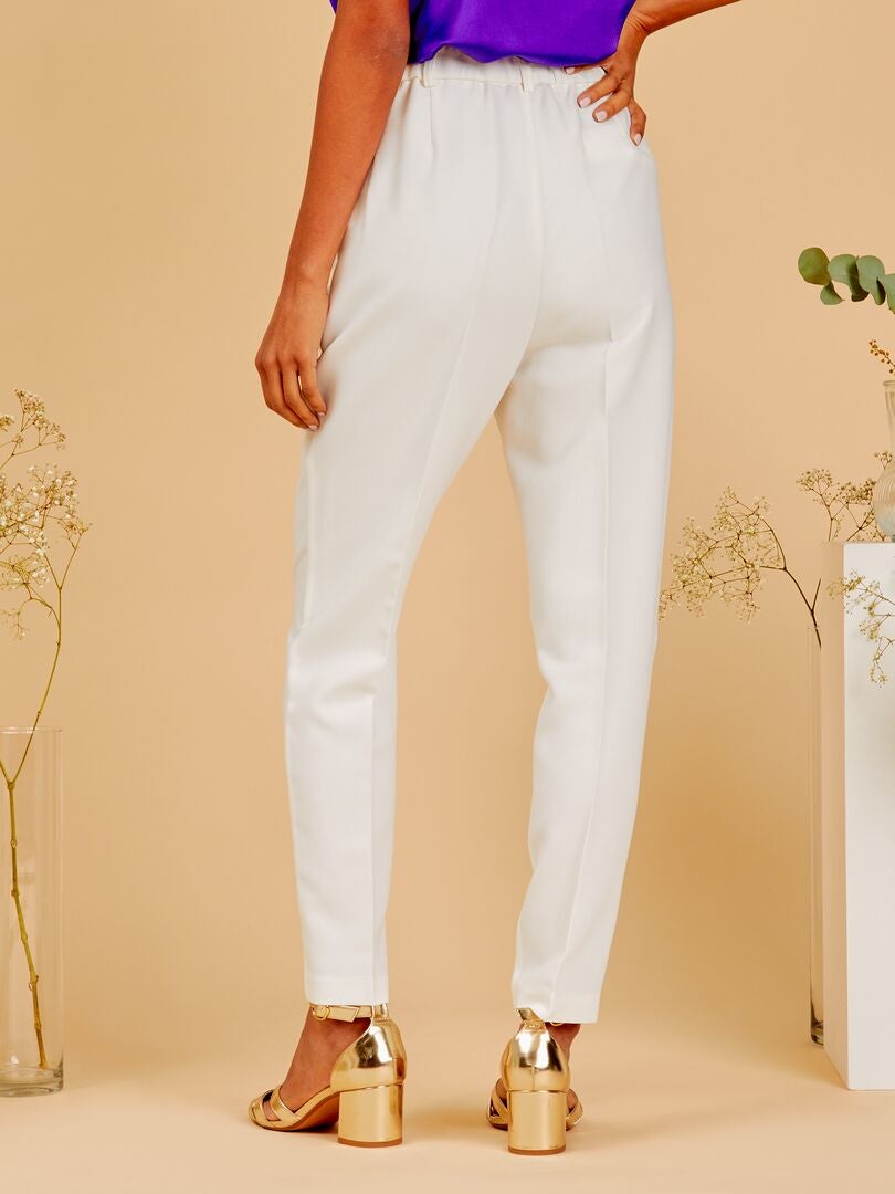 Pantalones pitillo - BLANCOS