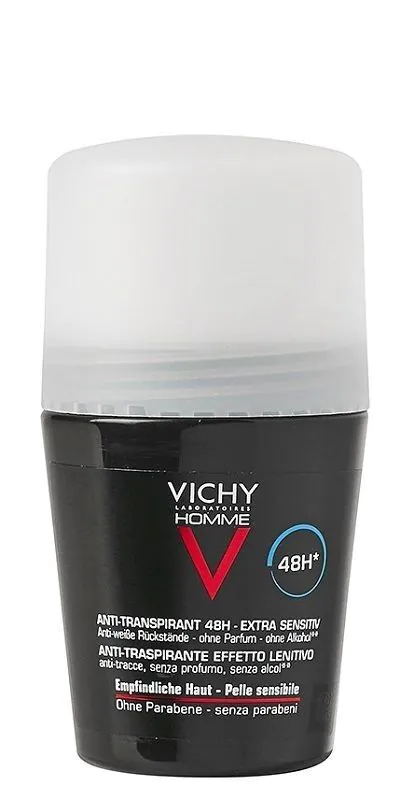 Vichy Homme Anti-Transpirant 48H Antyperspirant dla mężczyzn Extra Sensitiv