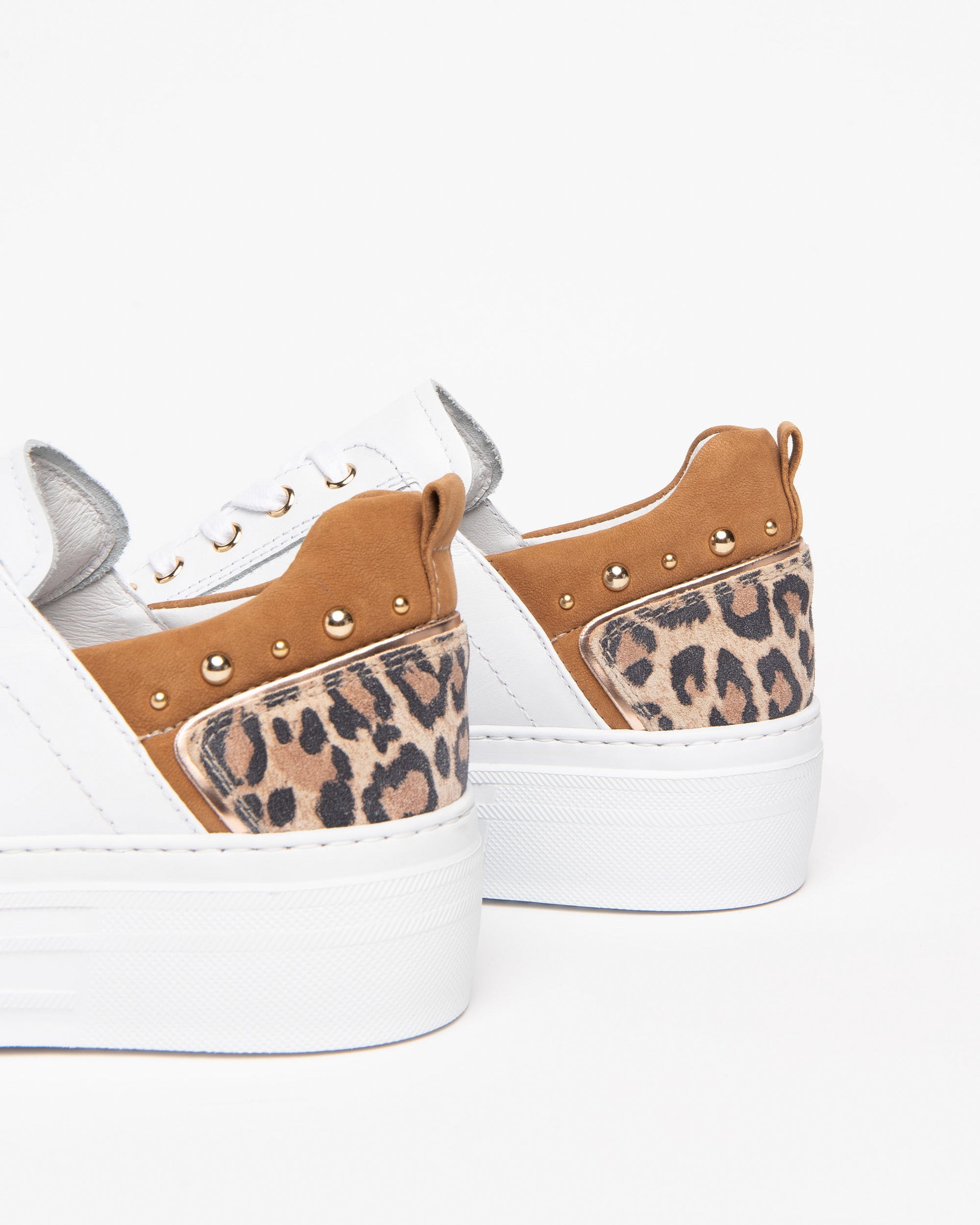  Baskets en cuir et daim pour femmes