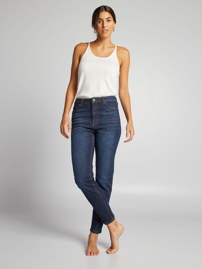 Calça jeans slim tamanho 30L - AZUL