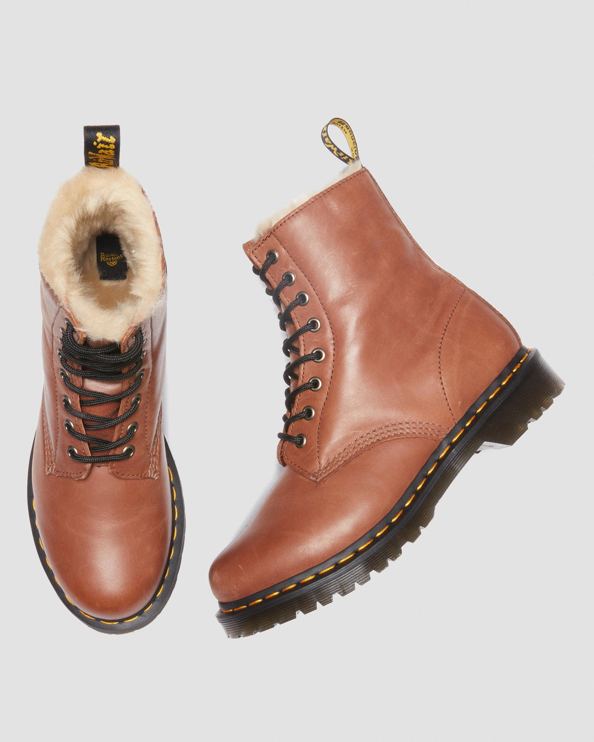 1460 Serena Women's Faux Fur-Lined Leather Boots