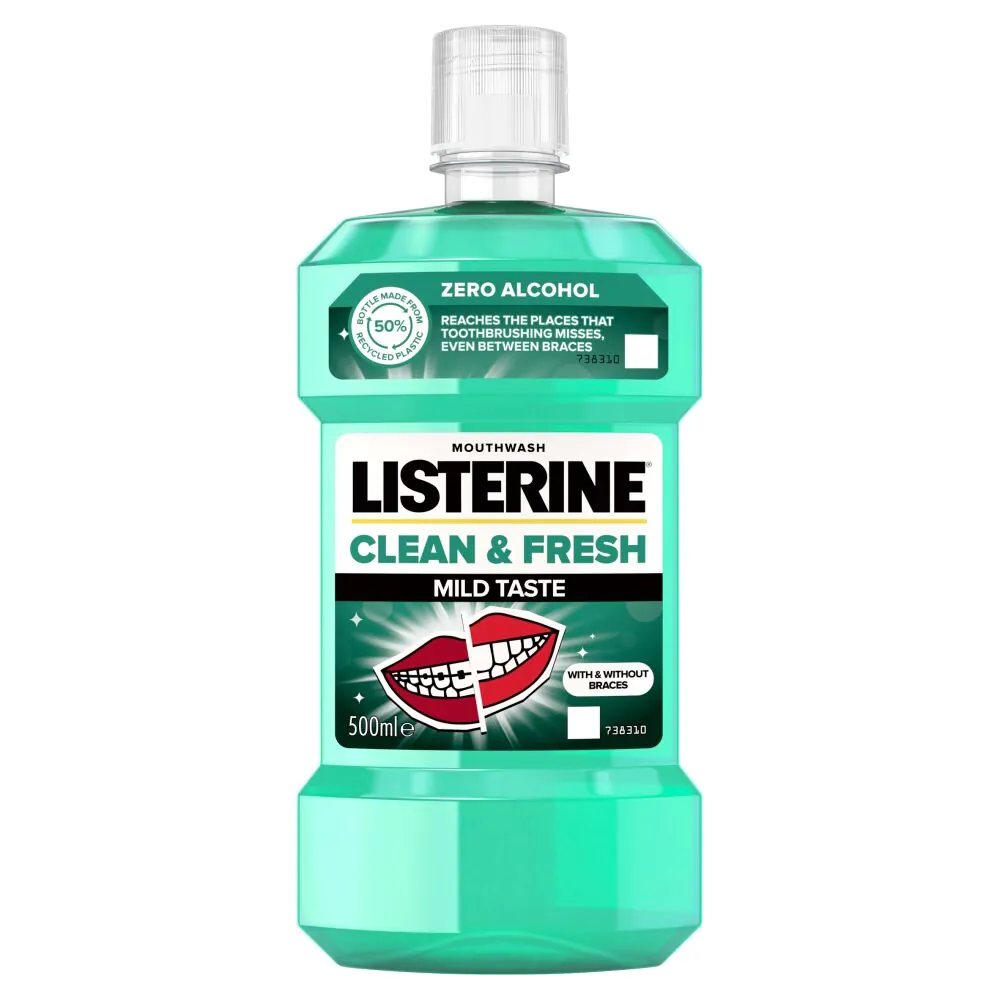 Listerine Płyn do płukania Jamy Ustnej Clean & Fresh