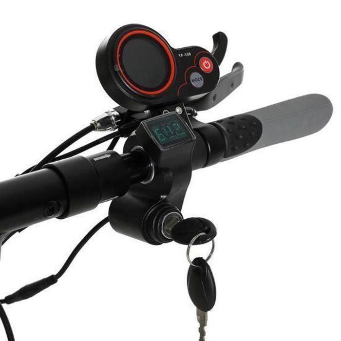 Painel de instrumentos para scooter elétrica - Kugoo Kirin M4 e M4 Pro - Preto - 6 ponteiros
