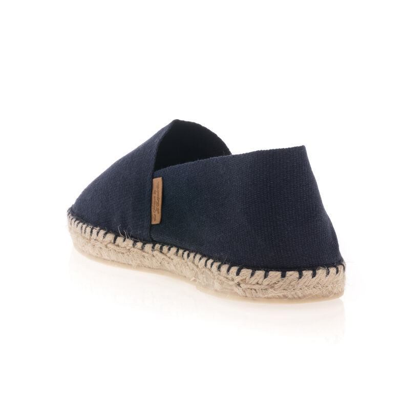 Blaue Damen-Espadrilles mit Seilsohlen