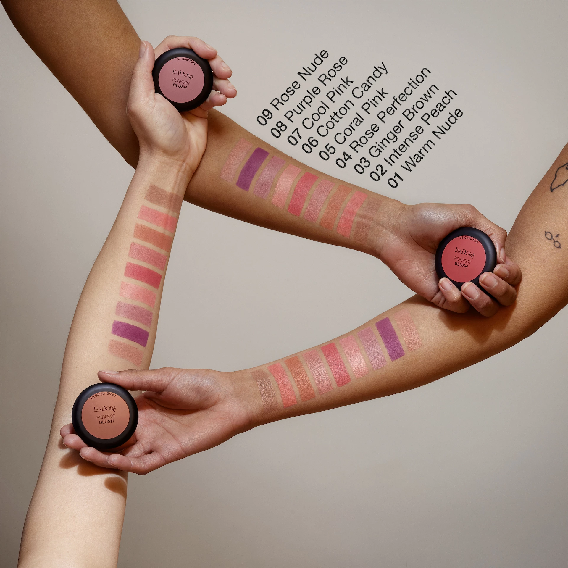 Tvářenka Perfect Blush 04 Rose Perfection - Isadora