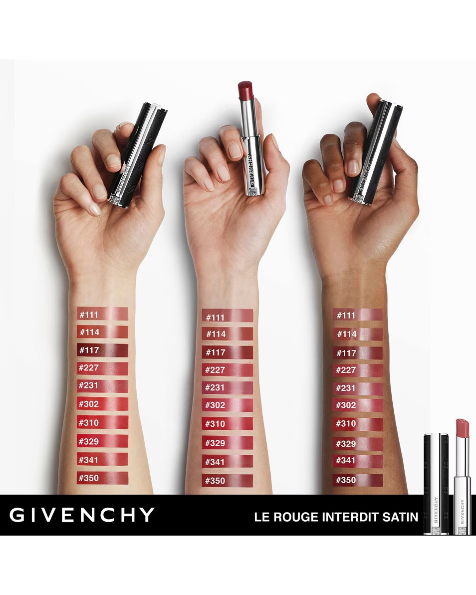GIVENCHY COSMETICS LE ROUGE INTERDIT SATIN RADIANT COLOR - 24-часовна хидратација