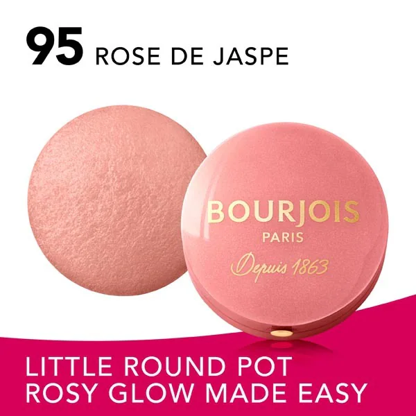 Bourjois Little Round Pot Blusher 95 Rosé de Jaspe
