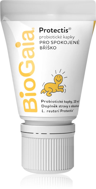 BioGaia Protectis® laimīgam vēderam uztura bagātinātāja pilieni zarnu mikrofloras aizsardzībai