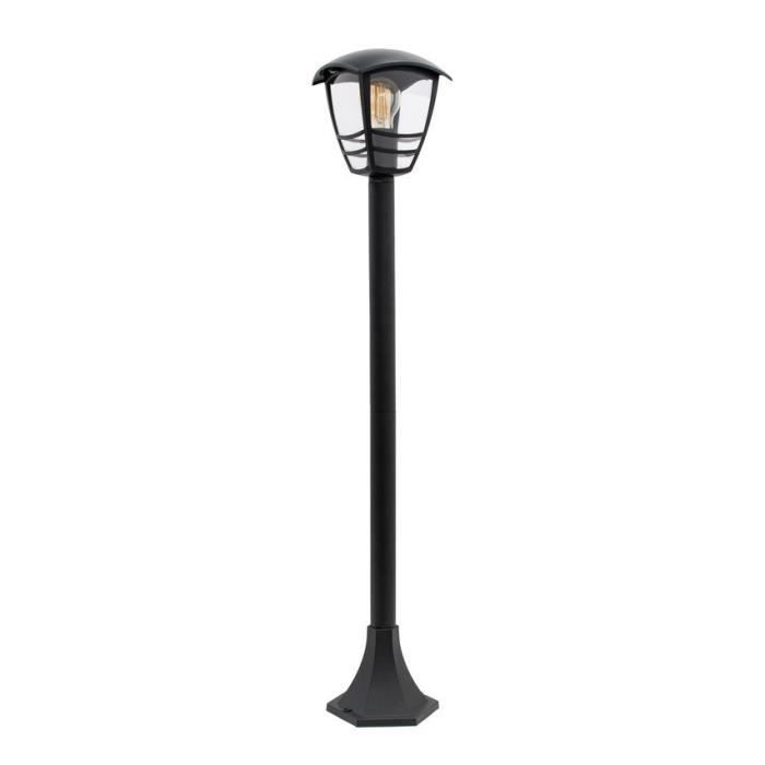 Luminária de chão IMMA EDO Garden Line - Preta - Alumínio - IP44 - Soquete E27 - 175x175xA995