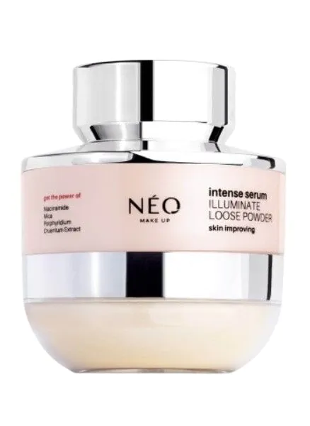 NEO MAKE UP Intense Serum Illuminate Loose Powder Puder sypki 10g