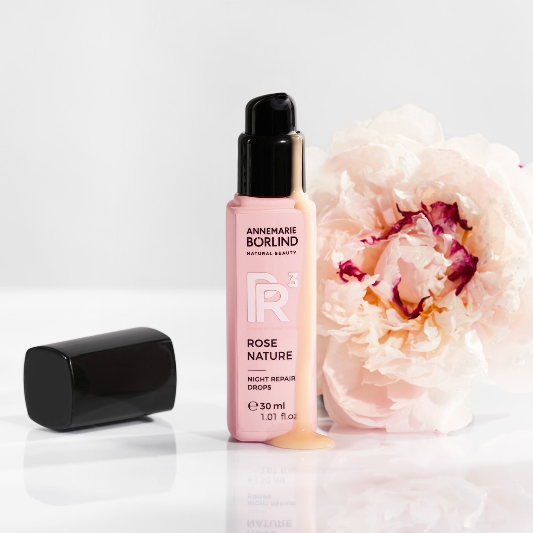 ANNEMARIE BÖRLIND noćna krema ROSE NATURE Rose Nature kapi za noćni oporavak - 30 ml