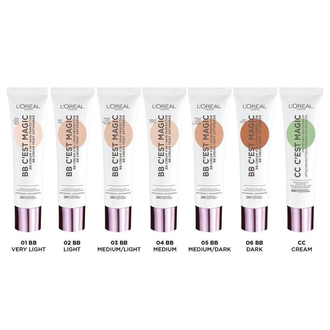 L'Oréal Paris CC kremas CC C'est Magic Anti-Rötungs CC kremas - ANTI-ROTEN