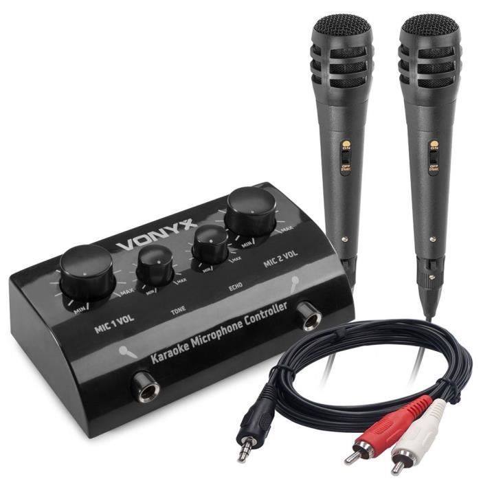 Kit de Karaokê - VONYX - Vonyx AV430B - Preto - Elétrico - Para Ambientes Internos