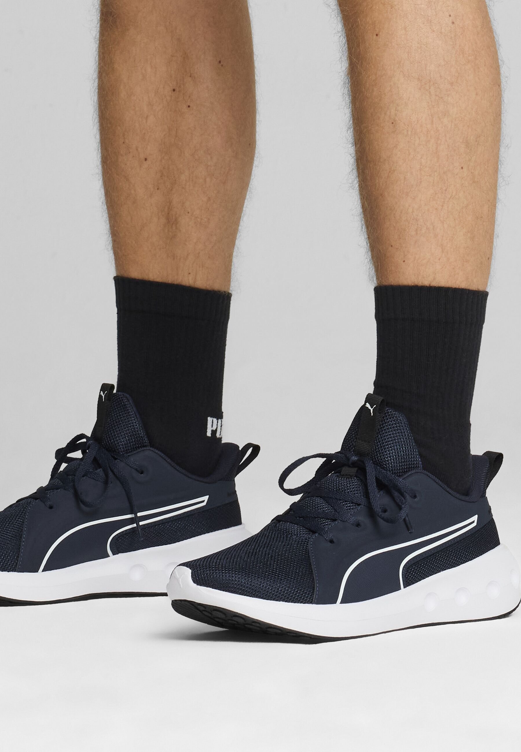 Puma SOFTRIDE CARSON UNISEX - Trainingsschoen - club navy puma wit puma zwart