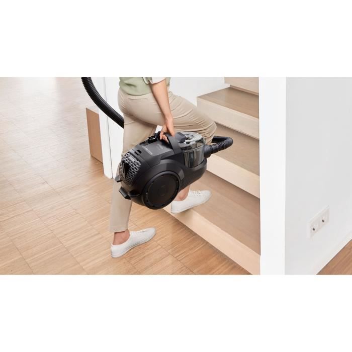 Aspiradora cilíndrica sin bolsa - BOSCH BGC21X300 - 550W - 2L - 76 dB - Negra