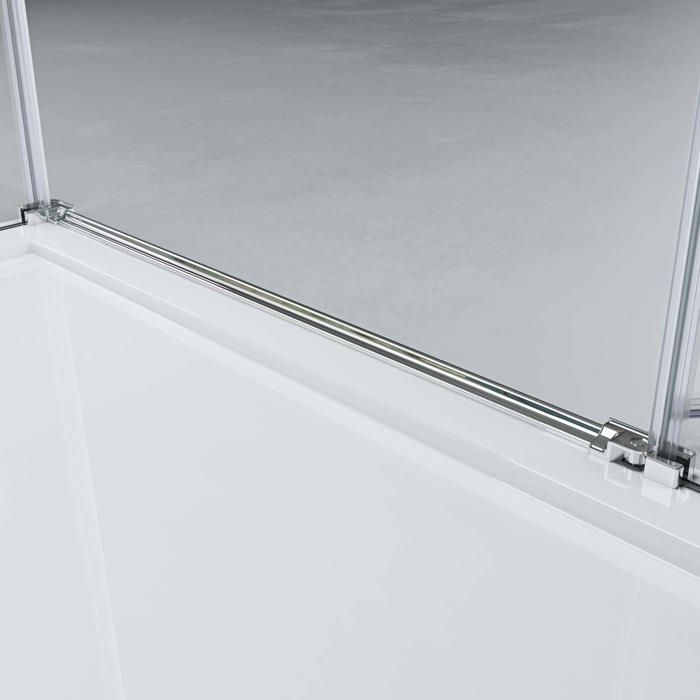 Cabina de duche de canto Mai & Mai Rav05K - Vidro temperado de segurança de 6 mm - Nano Easy Clean