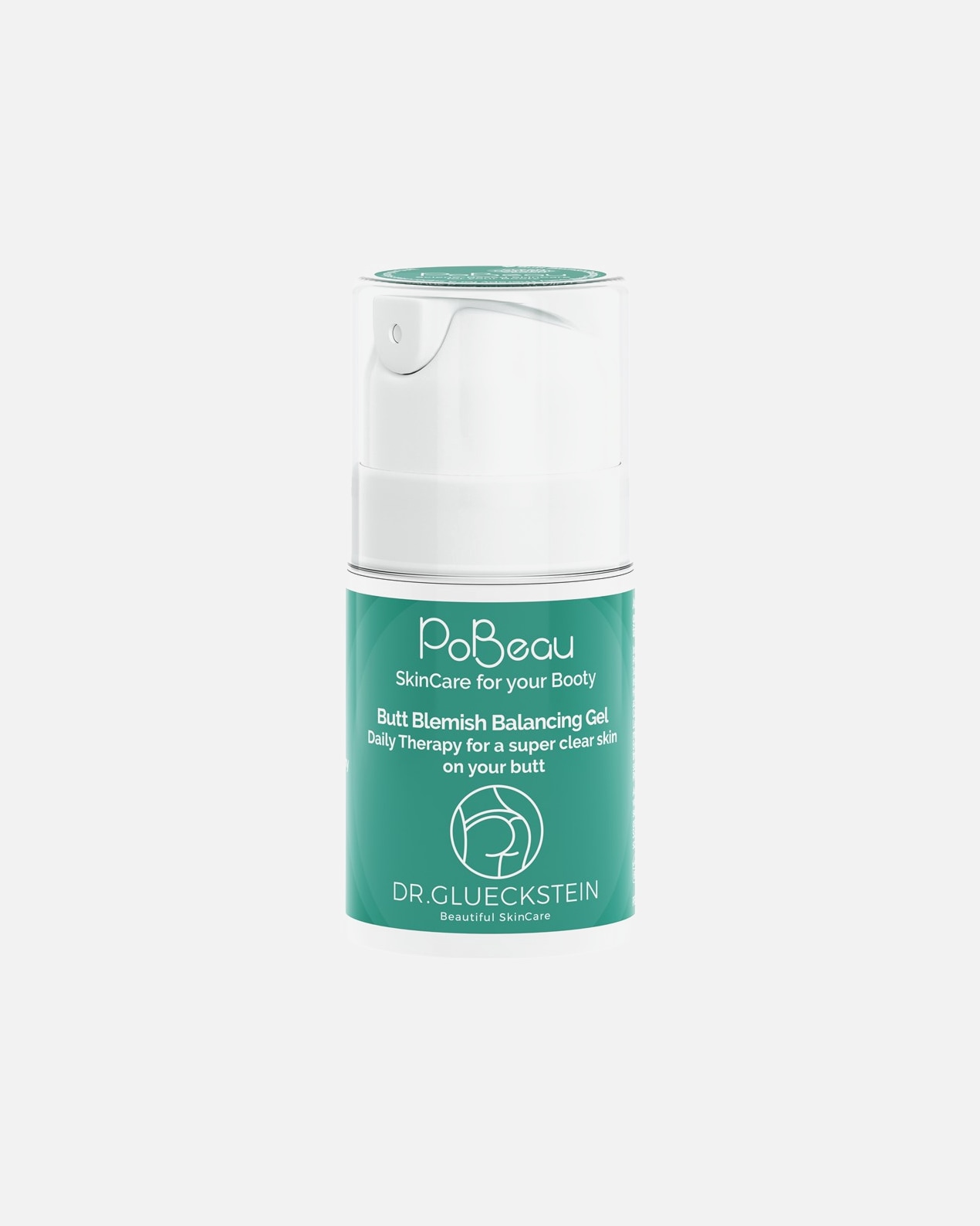 Gel corporel PoBeau, gel équilibrant anti-imperfections pour les fesses - 50 ml