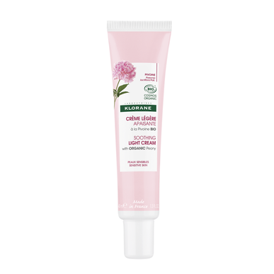 Klorane Peony Soothing Light Cream Organic Peony Light Cream rauhoittaa herkkää ihoa 40 ml 40 ml