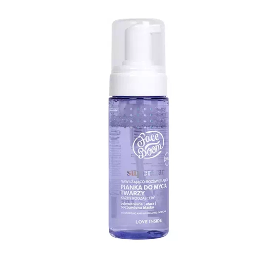 Face Boom Super Star pianka do mycia twarzy Migocząca Celebrytka 150 ml