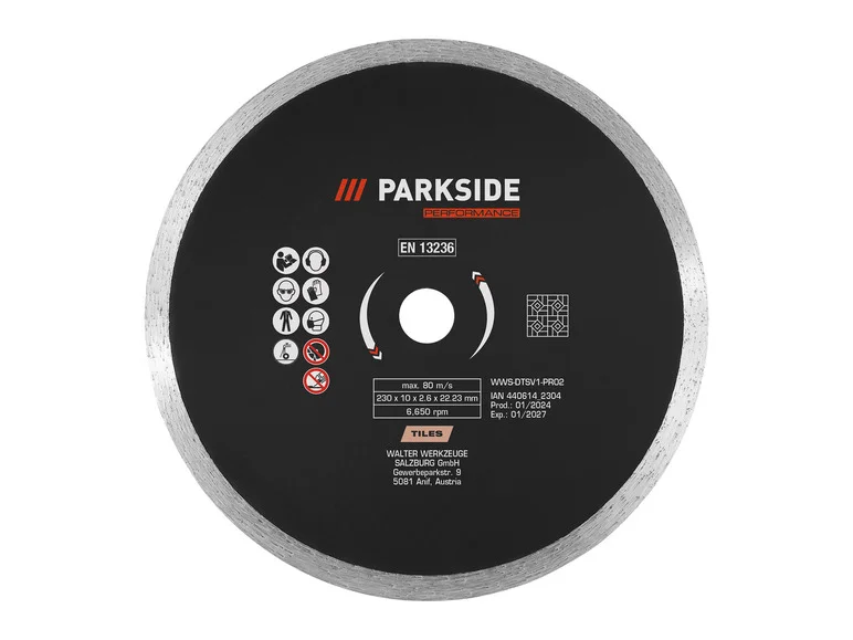 PARKSIDE PERFORMANCE® Tronçonner-laikat tai kampaajalaikat, Ø 230 mm
