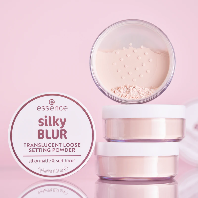pó solto matificante essence silky BLUR