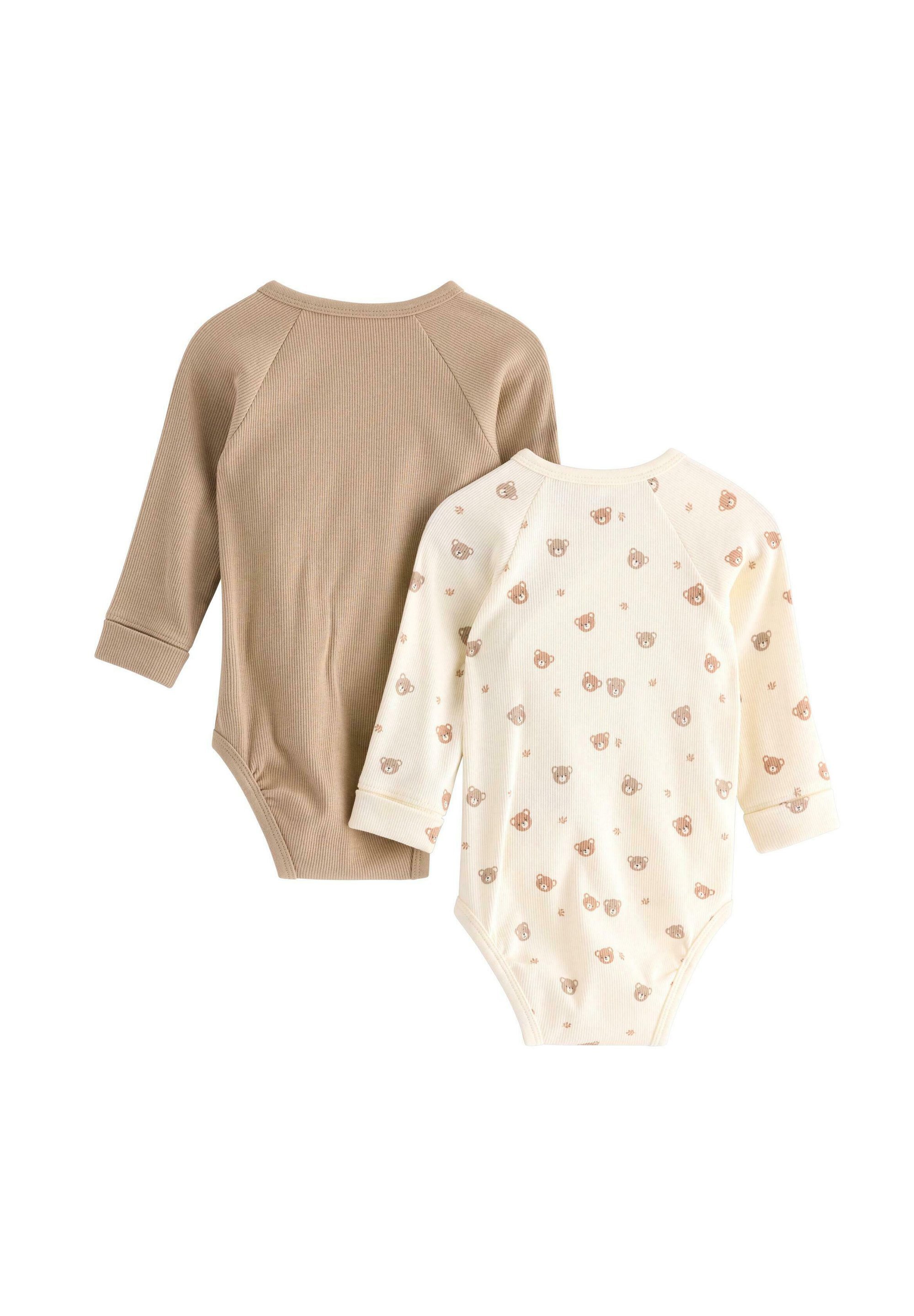 Lindex WRAP NEWBORN UNISEX LOT DE 2 - Body - beige