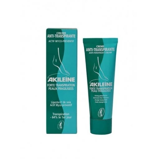 AKILEINE Crema verde para pies Akeline contra el mal olor 50 ml