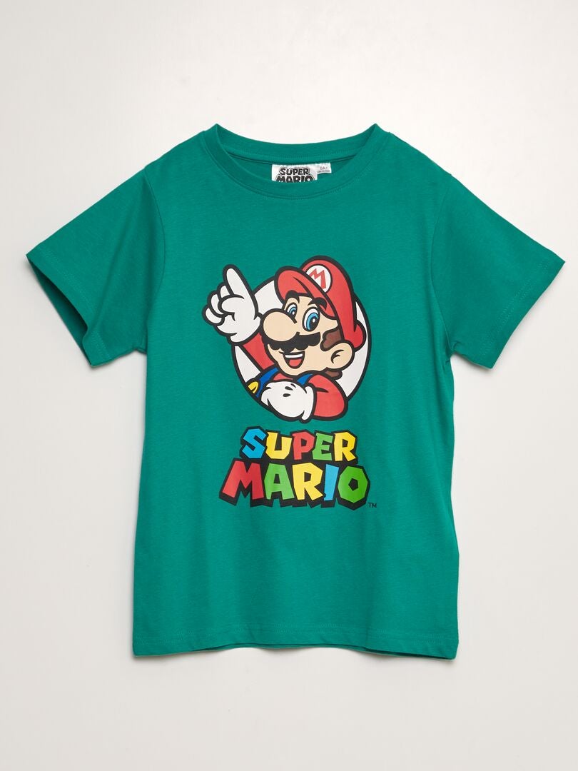 Piżama krótka Super Mario – 2 sztuki – NIEBIESKA