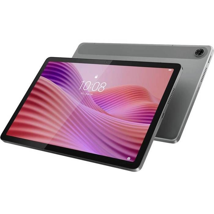 Tableta Lenovo Tab LTE/4G, WiFi, 64 GB, gris, Android, 25,7 cm (10,1 pulgadas), 1,8 GHz MediaTek, Android™ 14, 1920 x 1200 píxeles.
